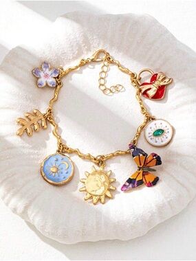 Celestial Garden Charm Bracelet